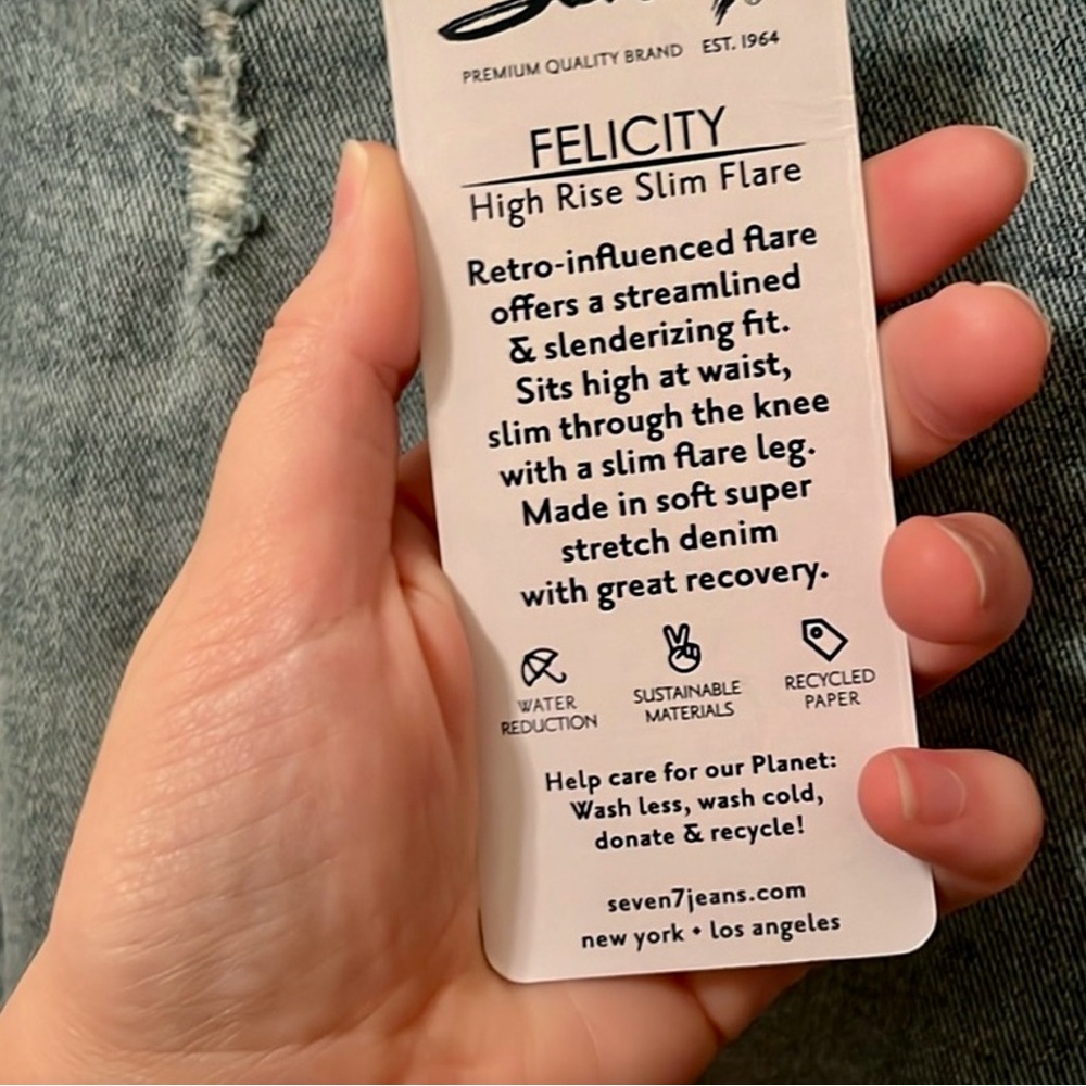 🔥NWT Felicity Seven7 Denim Jeans🔥 - Picture 9 of 11